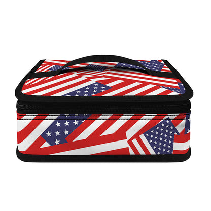 Independence Day USA Flag Pattern Print Small Lunch Bag