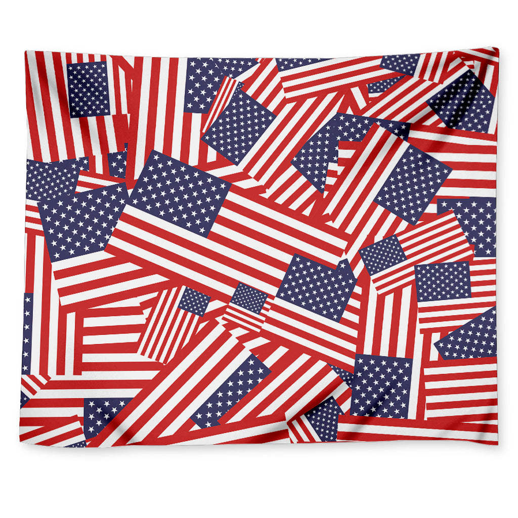 Independence Day USA Flag Pattern Print Tapestry