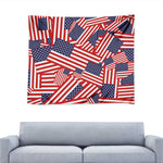 Independence Day USA Flag Pattern Print Tapestry