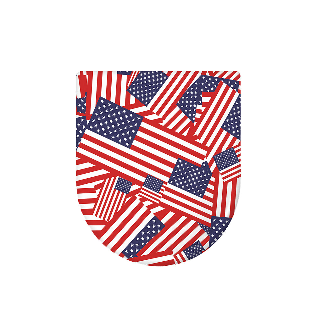 Independence Day USA Flag Pattern Print Toilet Lid Cover
