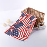 Independence Day USA Flag Pattern Print Towel