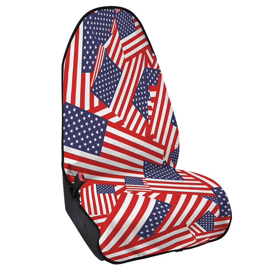 Independence Day USA Flag Pattern Print Waterproof Car Seat Cover