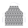 Indian Bohemian Elephant Pattern Print Adjustable Apron