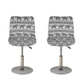 Indian Bohemian Elephant Pattern Print Bar Stool Covers