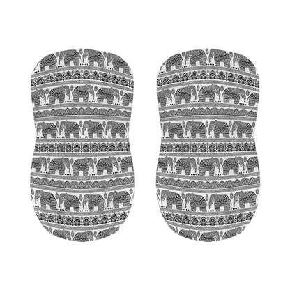 Indian Bohemian Elephant Pattern Print Bar Stool Covers