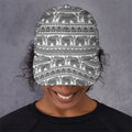 Indian Bohemian Elephant Pattern Print Baseball Cap