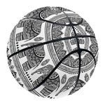 Indian Bohemian Elephant Pattern Print Basketball