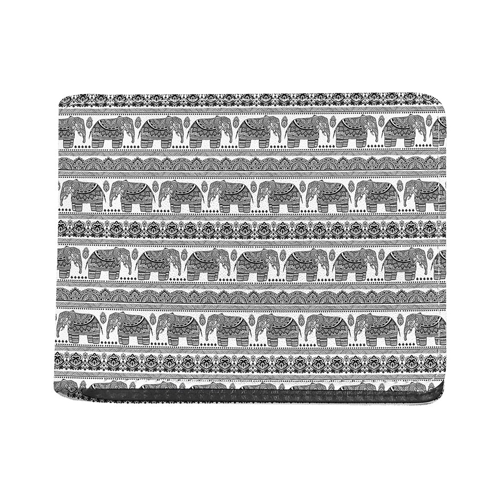 Indian Bohemian Elephant Pattern Print Bifold Wallet