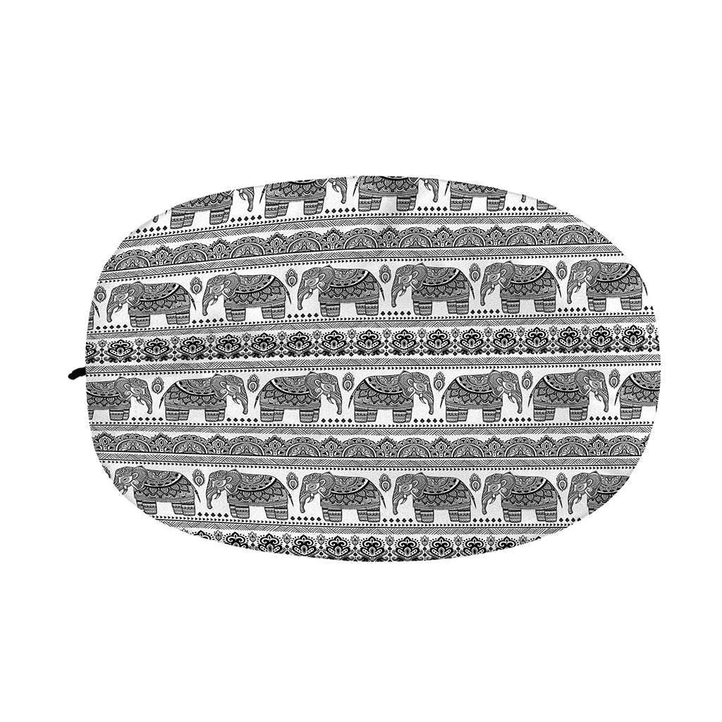 Indian Bohemian Elephant Pattern Print Car Side Mirror Covers