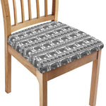 Indian Bohemian Elephant Pattern Print Chair Cushion Cover