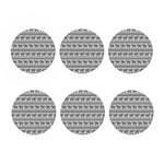 Indian Bohemian Elephant Pattern Print Coaster Set