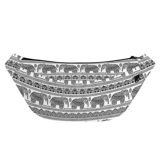 Indian Bohemian Elephant Pattern Print Fanny Pack