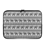 Indian Bohemian Elephant Pattern Print Laptop Sleeve