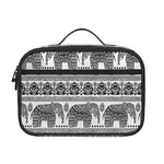 Indian Bohemian Elephant Pattern Print Portable Lunch Bag