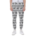 Indian Bohemian Elephant Pattern Print Joggers