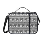 Indian Bohemian Elephant Pattern Print Shoulder Strap Bible Bag