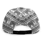 Indian Bohemian Elephant Pattern Print Snapback Cap