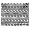 Indian Bohemian Elephant Pattern Print Tapestry