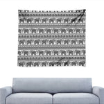 Indian Bohemian Elephant Pattern Print Tapestry