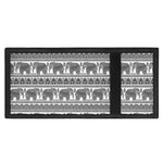 Indian Bohemian Elephant Pattern Print Trifold Wallet