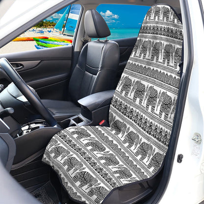 Indian Bohemian Elephant Pattern Print Waterproof Car Seat Cover