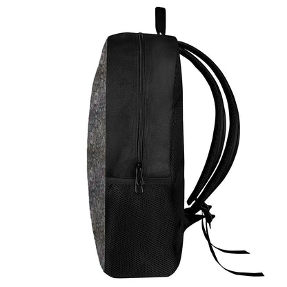 Indian Boho Elephant Pattern Print 17 Inch Backpack