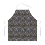 Indian Boho Elephant Pattern Print Adjustable Apron
