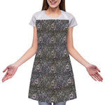 Indian Boho Elephant Pattern Print Adjustable Apron