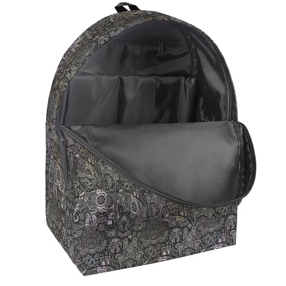 Indian Boho Elephant Pattern Print Backpack