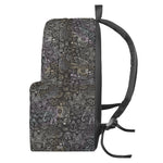 Indian Boho Elephant Pattern Print Backpack