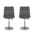 Indian Boho Elephant Pattern Print Bar Stool Covers