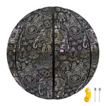 Indian Boho Elephant Pattern Print Basketball