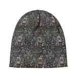 Indian Boho Elephant Pattern Print Beanie