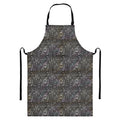 Indian Boho Elephant Pattern Print Bib Apron With Pocket