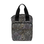 Indian Boho Elephant Pattern Print Bible Tote Bag