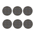 Indian Boho Elephant Pattern Print Coaster Set