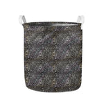 Indian Boho Elephant Pattern Print Collapsible Laundry Basket
