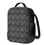 Indian Boho Elephant Pattern Print Crossbody Lunch Bag