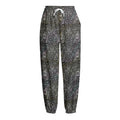 Indian Boho Elephant Pattern Print Fleece Lined Knit Pants