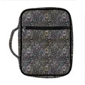 Indian Boho Elephant Pattern Print Front Pocket Bible Bag