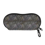 Indian Boho Elephant Pattern Print Glasses Case