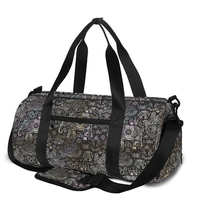 Indian Boho Elephant Pattern Print Gym Bag