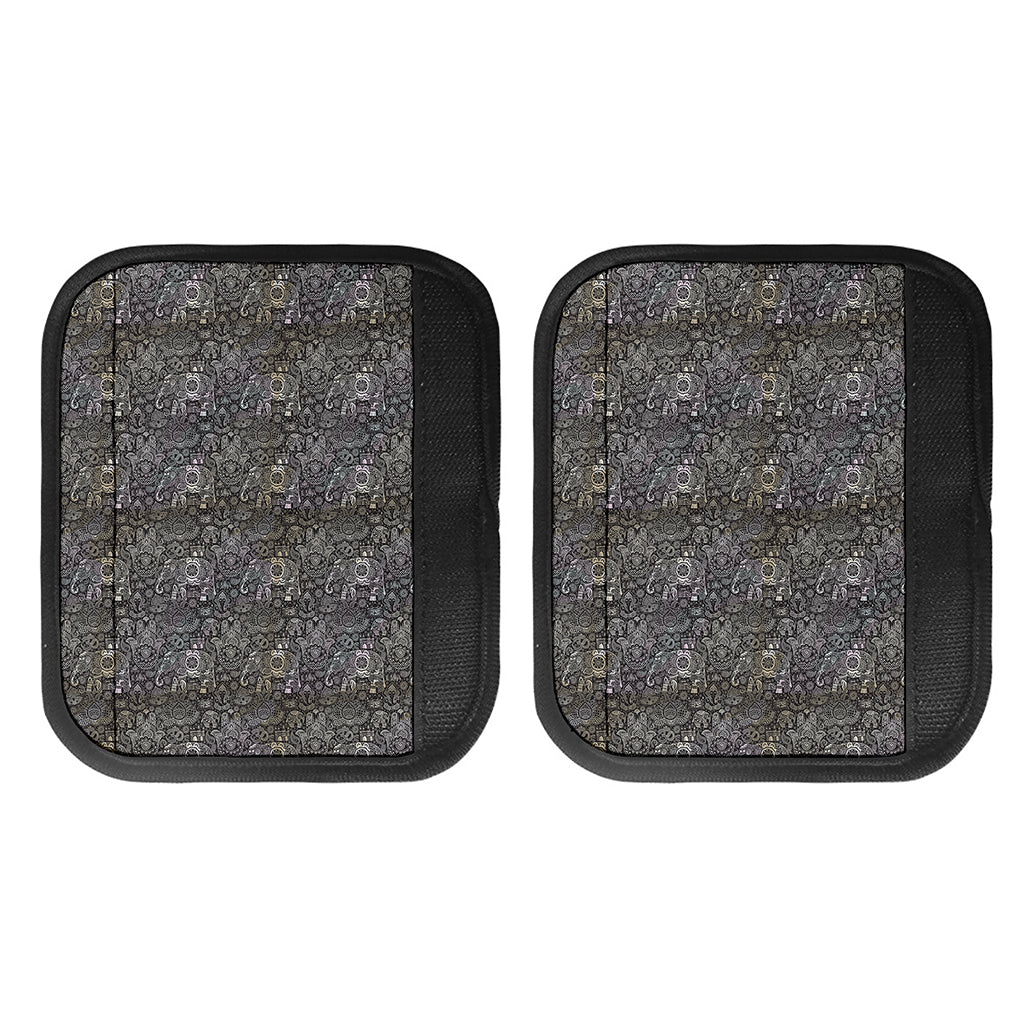 Indian Boho Elephant Pattern Print Handle Covers