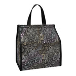 Indian Boho Elephant Pattern Print Insulated Lunch Tote