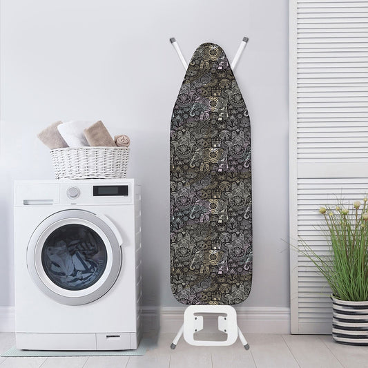 Indian Boho Elephant Pattern Print Ironing Board Cover