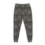 Indian Boho Elephant Pattern Print Jogger Pants