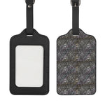 Indian Boho Elephant Pattern Print Luggage Tag