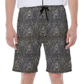 Indian Boho Elephant Pattern Print Men's Beach Shorts