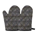 Indian Boho Elephant Pattern Print Oven Mitts