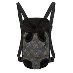 Indian Boho Elephant Pattern Print Pet Carrier Backpack